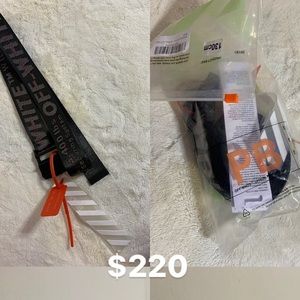 OFF WHITE BELT NEW ONE-SIZE